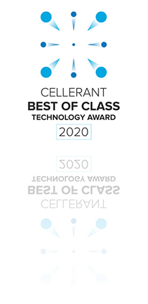 CELLERANT BEST OF CLASS THECHNOLOGY AWARD 2020