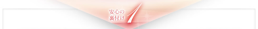 安心の裏付け１