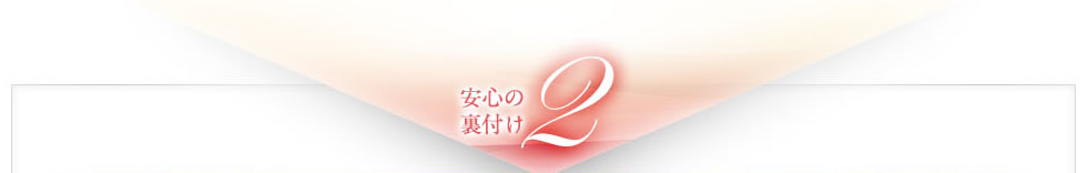 安心の裏付け２